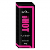 Гель для оральных ласк Oral Hot с согревающим эффектом - 15 гр. - HotFlowers - купить с доставкой в Твери
