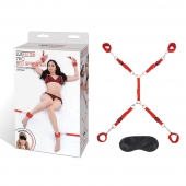 Красная фиксация на матрас Classic Bedspreader - Lux Fetish - купить с доставкой в Твери