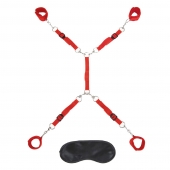 Красная фиксация на матрас Classic Bedspreader - Lux Fetish - купить с доставкой в Твери