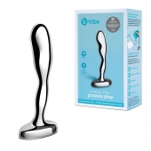 Стальной стимулятор простаты Stainless Steel Prostate Plug - 11,5 см. - b-Vibe - в Твери купить с доставкой