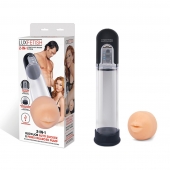 Автоматическая вакуумная помпа-мастурбатор Blowjob Auto Sucker Penis Enlarger Pump - Lux Fetish - в Твери купить с доставкой