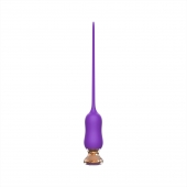 Фиолетовый тонкий стимулятор Nipple Vibrator - 23 см. - I-MOON - купить с доставкой в Твери