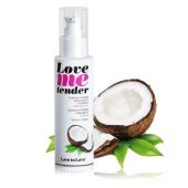 Съедобное согревающее массажное масло Love Me Tender Cocos с ароматом кокоса - 100 мл. - Love to Love - купить с доставкой в Твери