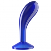 Синяя анальная втулка Flawless Clear Prostate Plug 6.0 - 15 см. - Lovetoy - в Твери купить с доставкой