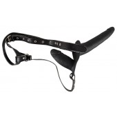 Женский страпон с вагинальной пробкой - 15 см. - Orion - купить с доставкой в Твери