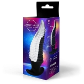 Черно-белый фантазийный анальный стимулятор-щупальце - 13 см. - Bior toys