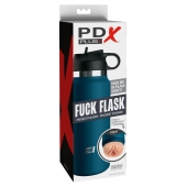 Мастурбатор-вагина в синей колбе F*ck Flask - Pipedream - в Твери купить с доставкой