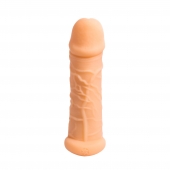 Телесный фаллоудлинитель Extra Size Bubbles - 15,5 см. - Lola Games - в Твери купить с доставкой
