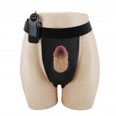 Полый вибрострапон на регулируемых трусиках Draven - 17,5 см. - Baile - купить с доставкой в Твери