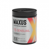 Анатомические презервативы MAXUS Sensual - 15 шт. - Maxus - купить с доставкой в Твери