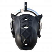 Черный замок верности Extreme Silicone Cock Blocker - Pipedream - купить с доставкой в Твери