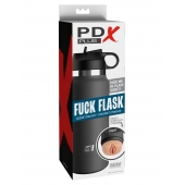 Серый мастурбатор в виде бутылки F*ck Flask - Pipedream - в Твери купить с доставкой
