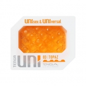 Оранжевый мастурбатор-стимулятор Tenga Uni Topaz - Tenga - в Твери купить с доставкой