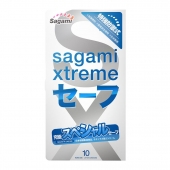 Презервативы Sagami Xtreme Ultrasafe с двойным количеством смазки - 10 шт. - Sagami - купить с доставкой в Твери