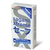 Презервативы Sagami Xtreme Ultrasafe с двойным количеством смазки - 10 шт. - Sagami - купить с доставкой в Твери