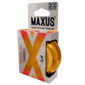 Презервативы анатомической формы Maxus Sensual - 3 шт. - Maxus - купить с доставкой в Твери