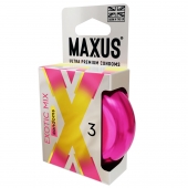 Ароматизированные презервативы Maxus Exotic Mix - 3 шт. - Maxus - купить с доставкой в Твери
