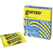 Классические презервативы с обильной смазкой Ganzo Classic - 3 шт. - Ganzo - купить с доставкой в Твери