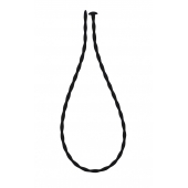 Черный уретральный массажер Glide Small - 30 см. - Lola Games - купить с доставкой в Твери