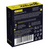 Ультратонкие презервативы Ganzo Ultra thin - 3 шт. - Ganzo - купить с доставкой в Твери