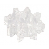 Прозрачное гелевое эрекционное кольцо-звезда - Toyfa Basic - в Твери купить с доставкой