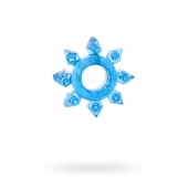 Голубая гелевая насадка-звезда - Toyfa Basic - в Твери купить с доставкой