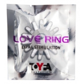 Прозрачное гелевое эрекционное кольцо с шипиками - Toyfa Basic - в Твери купить с доставкой