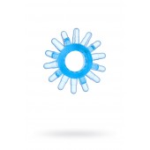 Голубая гелевая насадка с шипиками - Toyfa Basic - в Твери купить с доставкой