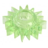 Зеленое эрекционное кольцо-солнце - Toyfa Basic - в Твери купить с доставкой