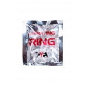 Прозрачное эрекционное кольцо с вибратором  и подхватом - Toyfa Basic - в Твери купить с доставкой