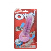 Фиолетовое эрекционное кольцо с вибрацией и пальчиком OYEAH PURPLE - Screaming O - в Твери купить с доставкой