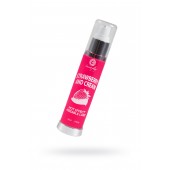 Массажное масло 2-в-1 с разогревающим эффектом и вкусом клубники со сливками - 50 мл. - Secret Play - купить с доставкой в Твери