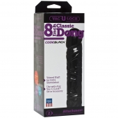 Насадка-фаллоимитатор Vac-U-Lock CodeBlack 8 Inch Classic Dong - 19,3 см. - Doc Johnson - купить с доставкой в Твери