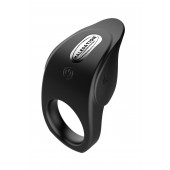 Черное эрекционное виброкольцо Vibro Lust Ring - MALESATION - в Твери купить с доставкой