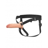 Полый страпон на ремнях 6’’ Hollow Silicone Strap-on - Pipedream - купить с доставкой в Твери