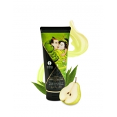 Массажный крем для тела с ароматом груши и зелёного чая Pear   Exotic Green Tea - 200 мл. - Shunga - купить с доставкой в Твери