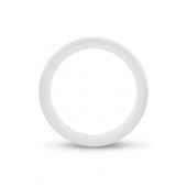 Белое люминесцентное эрекционное кольцо Silicone Glo Cock Ring - Blush Novelties - в Твери купить с доставкой