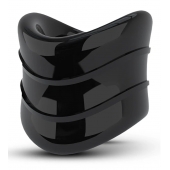 Черное эрекционное кольцо на мошонку Beef Ball Stretcher Snug X Long - Blush Novelties - в Твери купить с доставкой