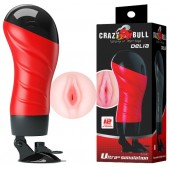 Мастурбатор-вагина Delia с вибрацией и присоской - Baile - в Твери купить с доставкой