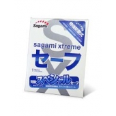 Презерватив Sagami Xtreme Ultrasafe с двойным количеством смазки - 1 шт. - Sagami - купить с доставкой в Твери