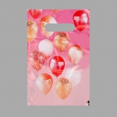 Пакет «Праздничные шары» с вырубной ручкой (20х30 см) - UPAK LAND - купить с доставкой в Твери