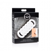 Комплект из 6 прозрачных эрекционных колец Ring Master Custom Ball Stretcher Kit - XR Brands - в Твери купить с доставкой