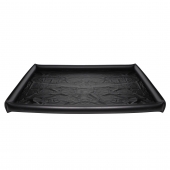 Черная виниловая простынь с надувными краями Nuru Inflatable Vinyl Massage Sheet - XR Brands - купить с доставкой в Твери