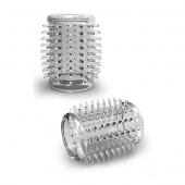 Прозрачная насадка с шипами STAY HARD COCK SLEEVE 01 CLEAR - Blush Novelties - в Твери купить с доставкой