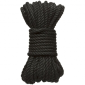 Черная верёвка для связывания и фиксации Bind Tie - 9,14 м. - Doc Johnson - купить с доставкой в Твери