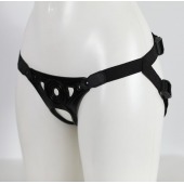 Черный пояс унисекс с коннектором - LOVETOY (А-Полимер) - купить с доставкой в Твери