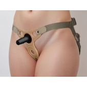 Женский пояс с коннектором и вагинальной пробкой - LOVETOY (А-Полимер) - купить с доставкой в Твери