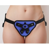 Синий универсальный пояс с 2 видами фиксации - LOVETOY (А-Полимер) - купить с доставкой в Твери