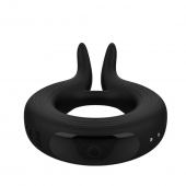 Черное эрекционное кольцо Marry Me Rechargeable Vibrating Cockring - Adrien Lastic - в Твери купить с доставкой