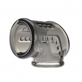 Дымчатая насадка на пенис и мошонку - Baile - в Твери купить с доставкой